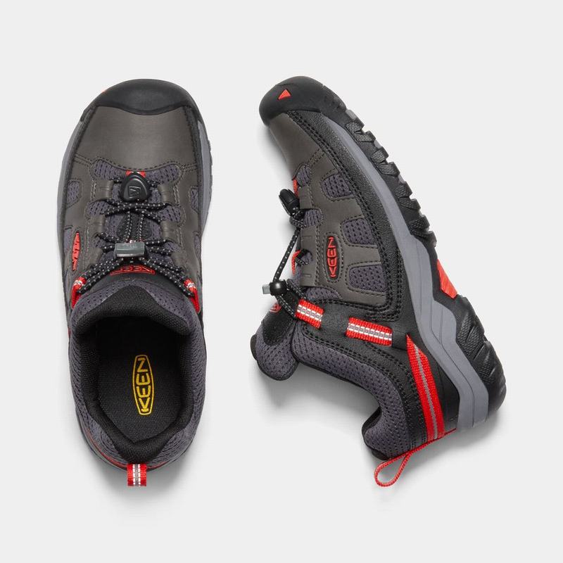 Zapatos Trekking Keen Targhee Para Niños Grises/Negros - Zapatos Keen Mexico (217963-ZPW)